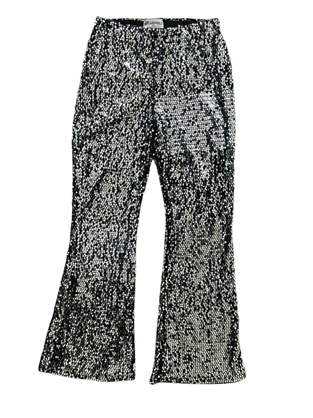 Sequin Wide-Leg Pants & Corset Top Set - Black Size S/M - Picture 3 of 3